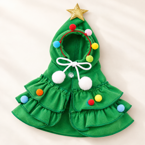 Christmas Tree Pet Cape