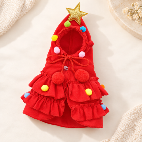 Christmas Tree Pet Cape