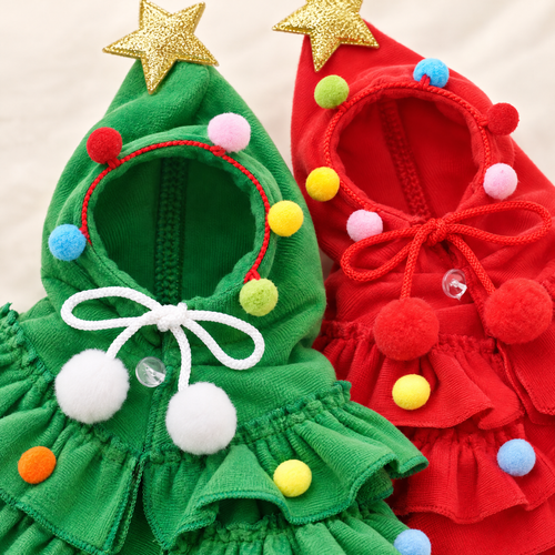 Christmas Tree Pet Cape
